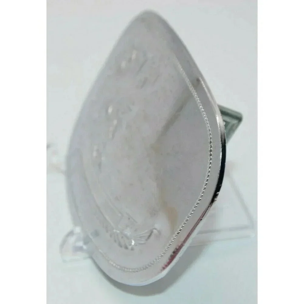 Vintage Southwestern Silver Tone Stamped Scrollwor